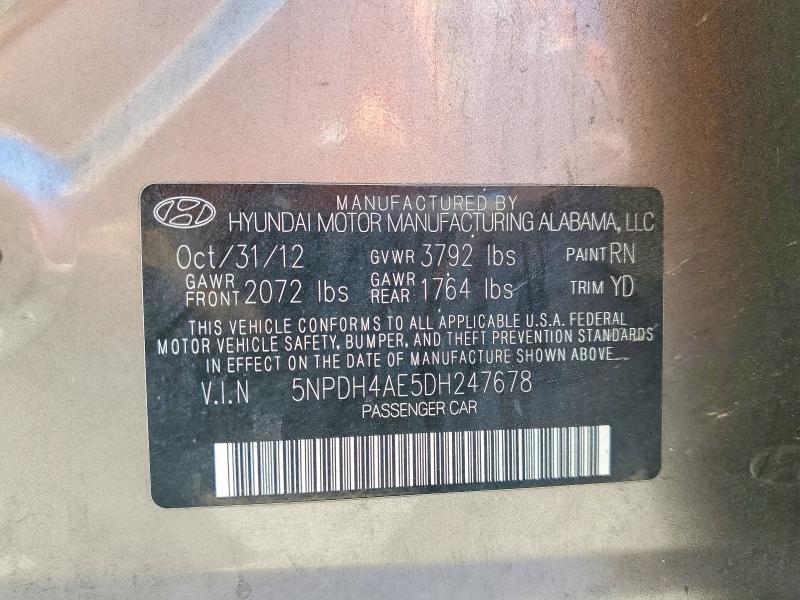 2013 Hyundai Elantra gls