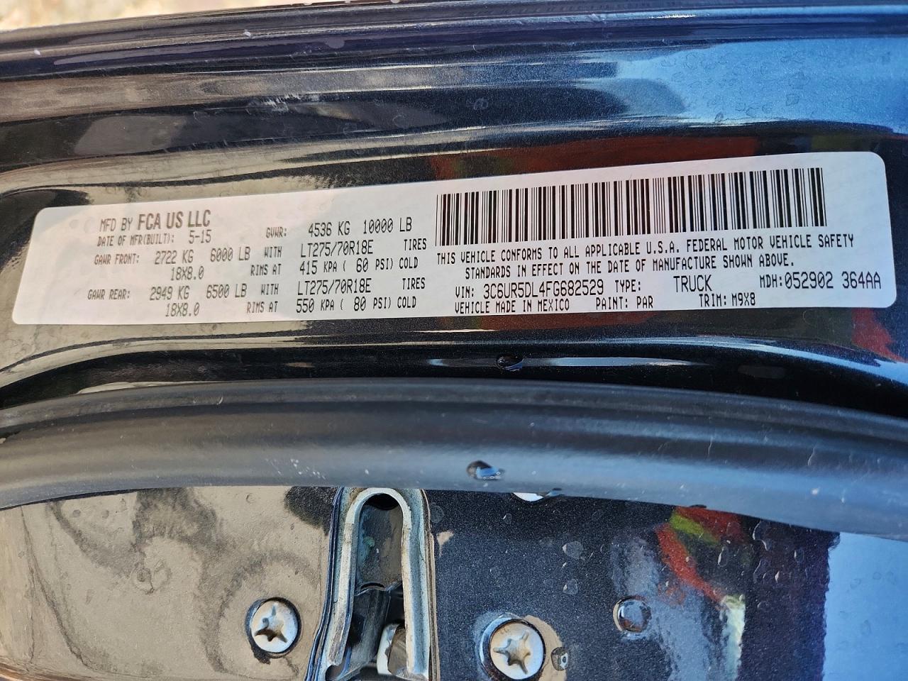 2015 Dodge RAM 2500 SLT