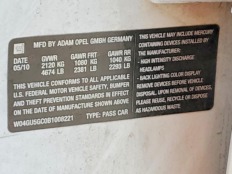 2011 Buick Regal cxl