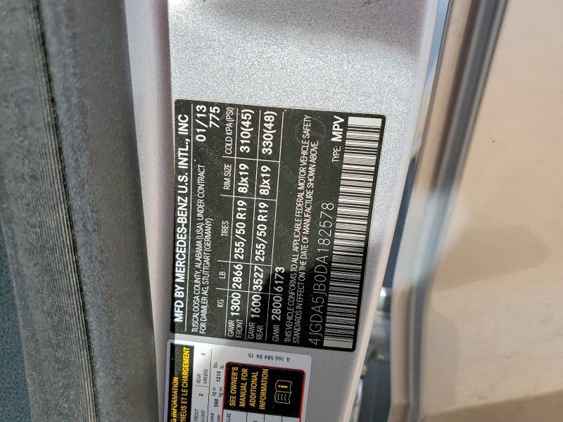 2013 Mercedes-Benz Ml 350