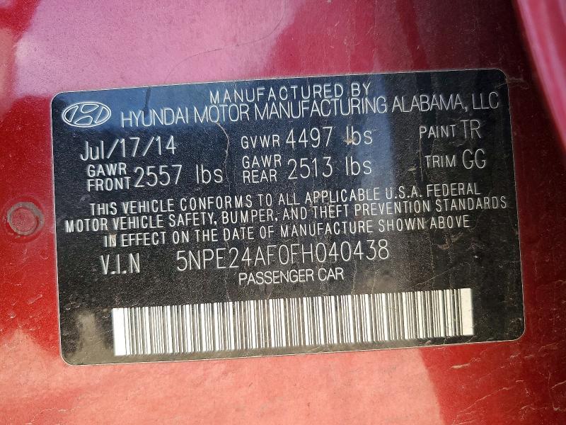 2015 Hyundai Sonata se