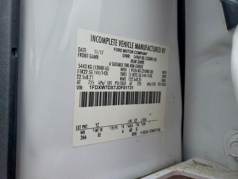 2018 Ford F750 Super Duty