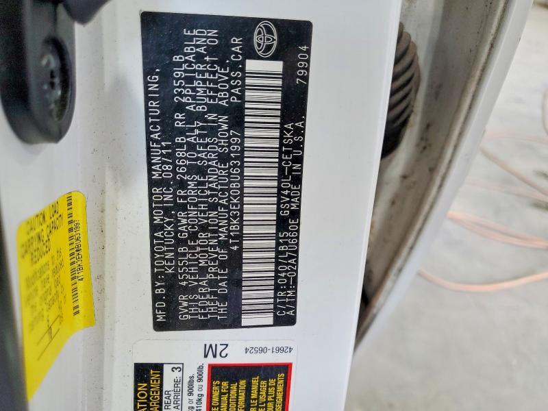 2011 Toyota Camry se V6