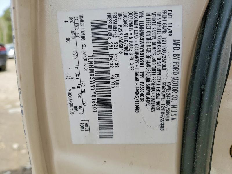 2000 Lincoln Town car Cartier