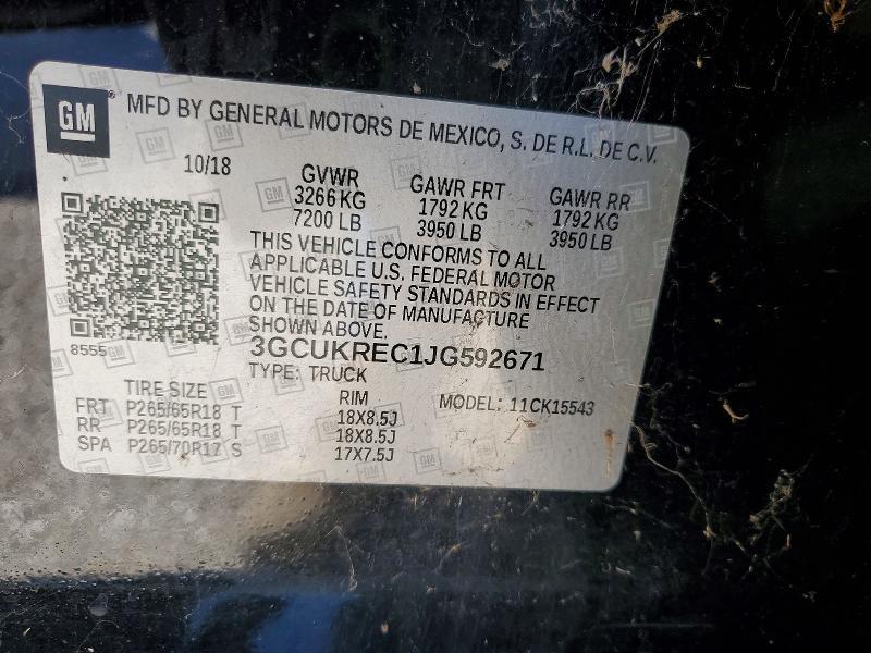 2018 Chev SILV1500 4WD