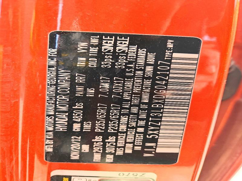 2013 Hyundai Santa fe Sport 2.4l