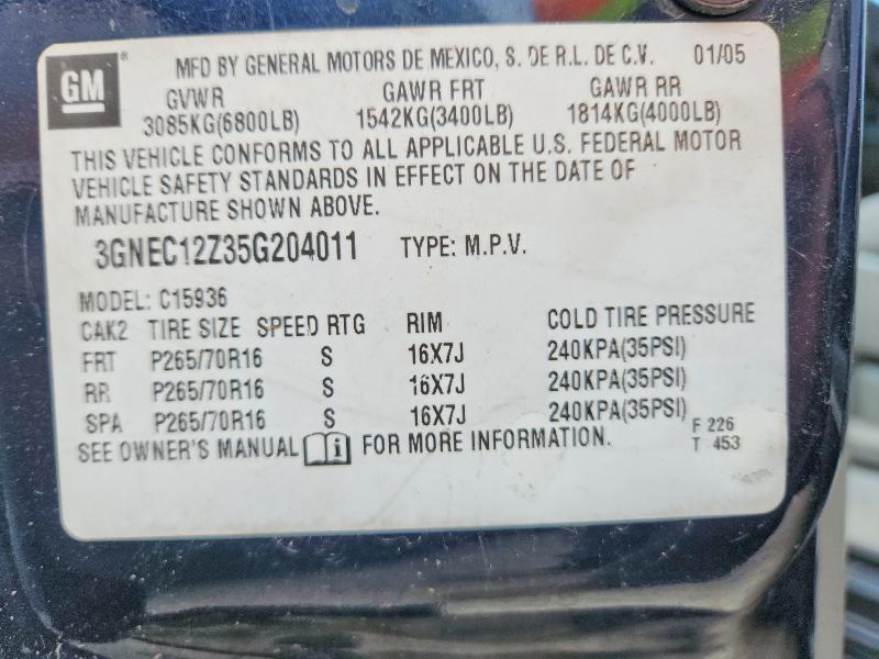 2005 Chevrolet Avalanche C1500