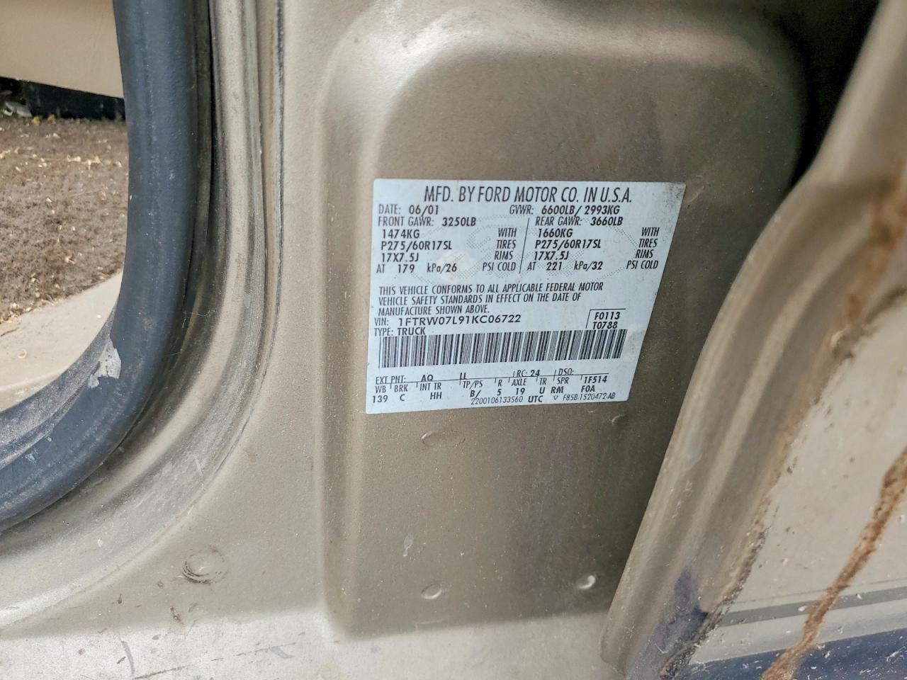 2001 Ford F150 Supercrew