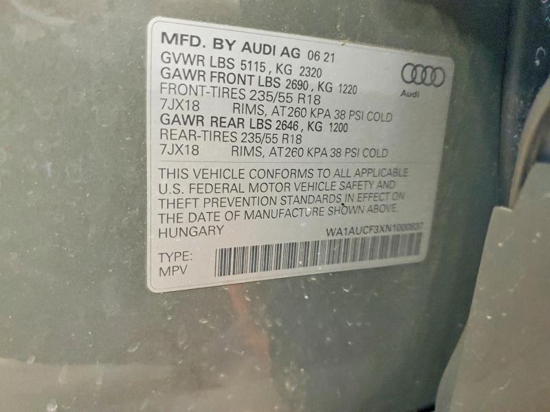 2022 Audi Q3 Premium 40