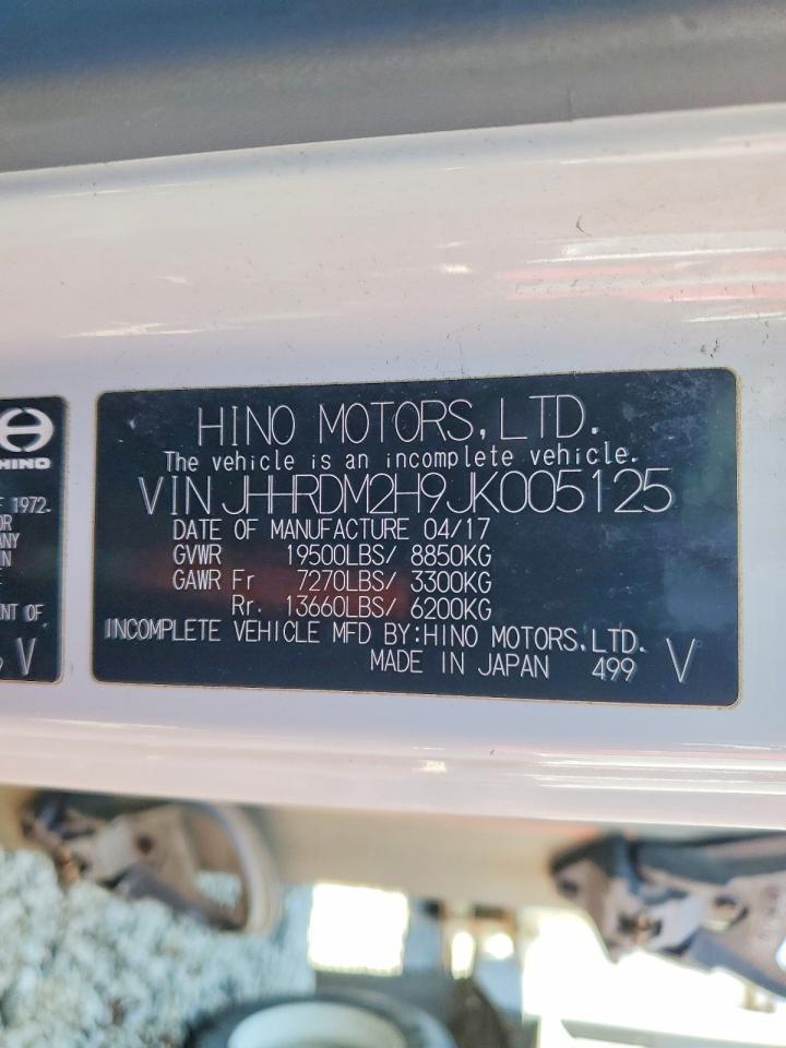 2018 Hino 195 Refrigerated BOX Truck