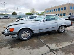 Mercedes-Benz salvage cars for sale: 1988 Mercedes-Benz 560 sl