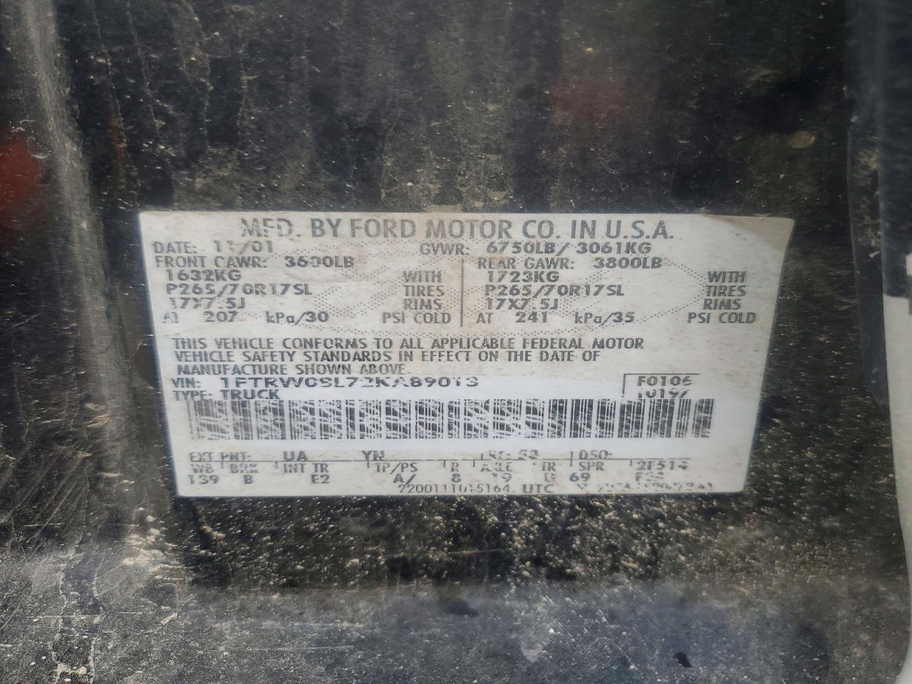 2002 Ford F150 Supercrew