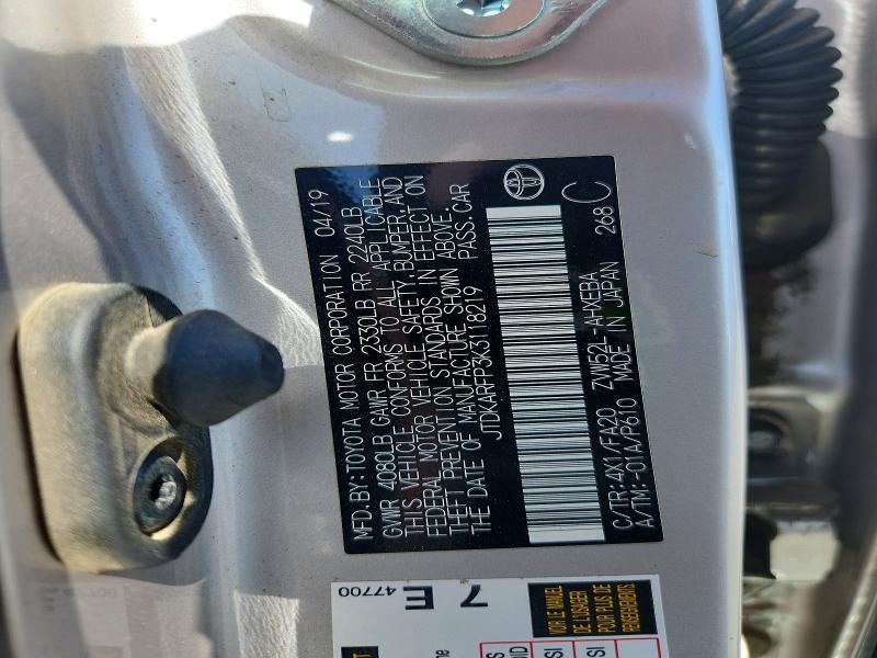 2019 Toyota Prius Prime Plus