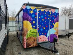 Salvage trucks for sale at Dyer, IN auction: 1998 Wellscargo 1998 Wells Cargo Enclosed Cargo Food Trailer