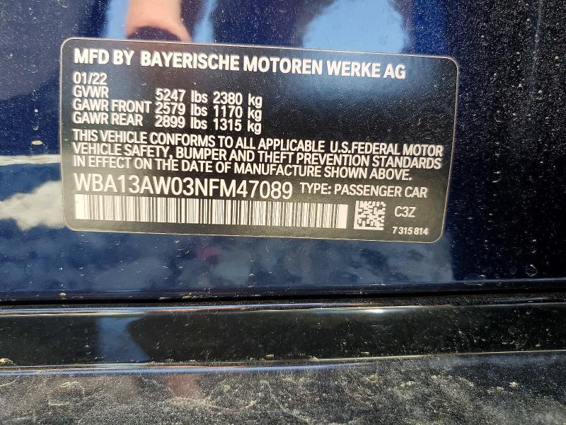 2022 BMW M440xi Gran Coupe
