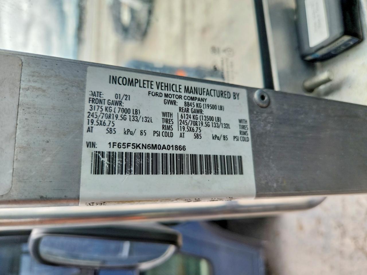 2021 Ford F59 Delivery Truck