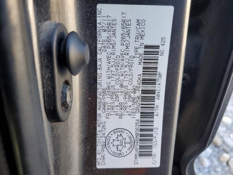 2011 Toyota Tacoma V6