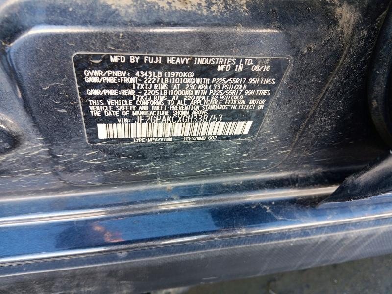 2016 Subaru Crosstrek Limited