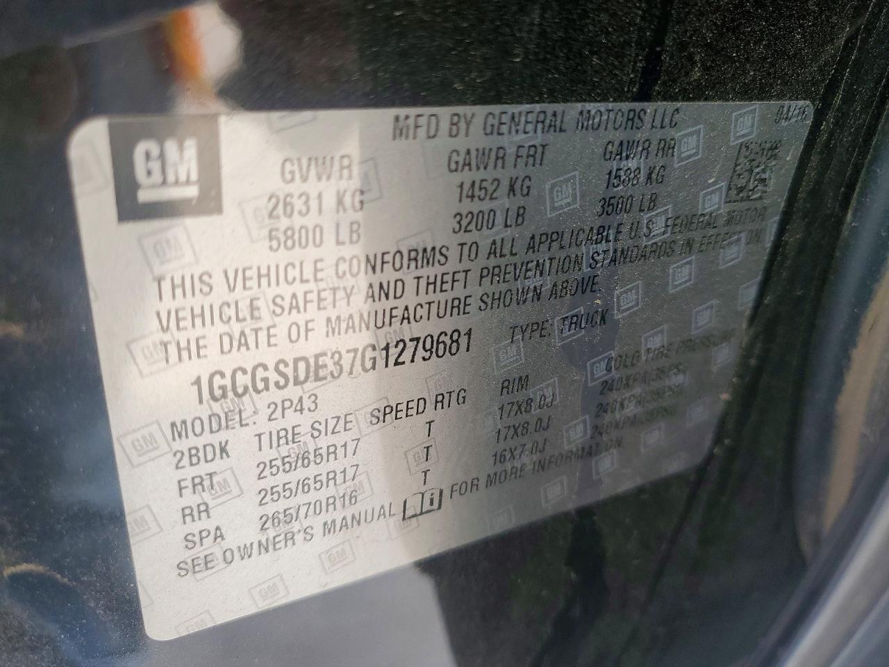 2016 Chevrolet Colorado Z71