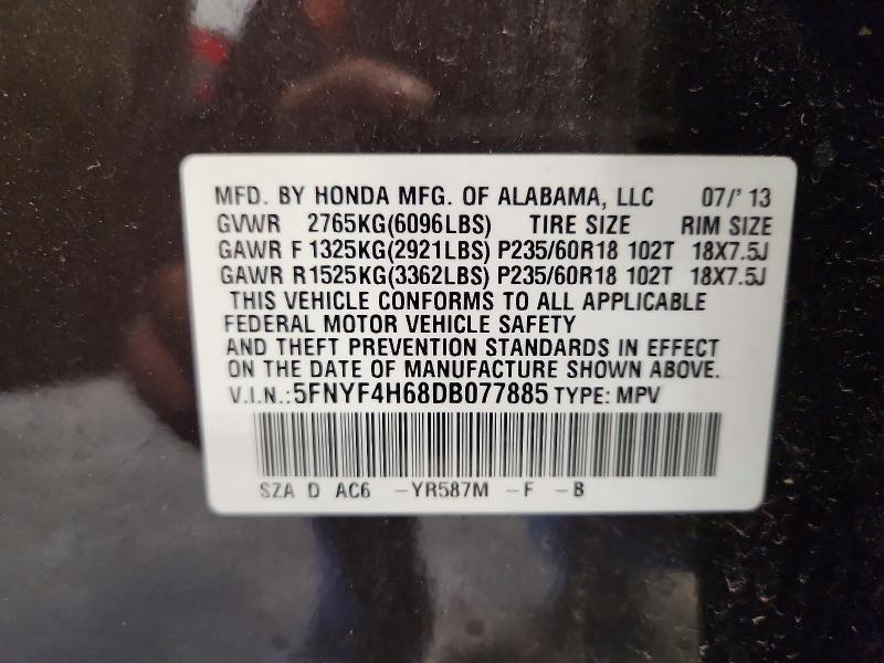 2013 Honda Pilot exl