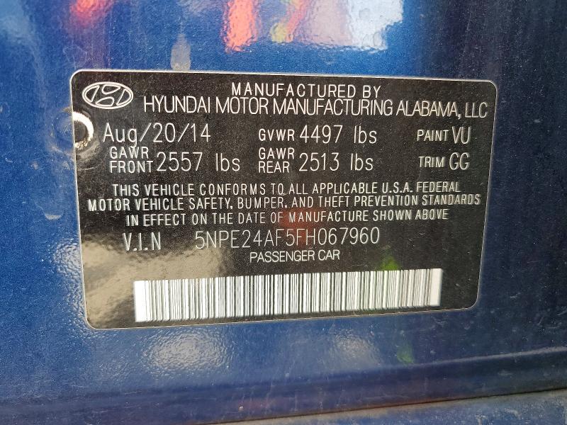 2015 Hyundai Sonata se