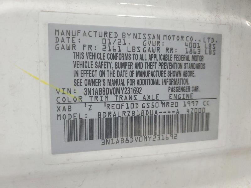 2021 Nissan Sentra sr