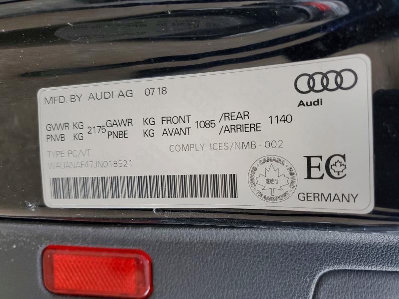2018 Audi A4 Komfort