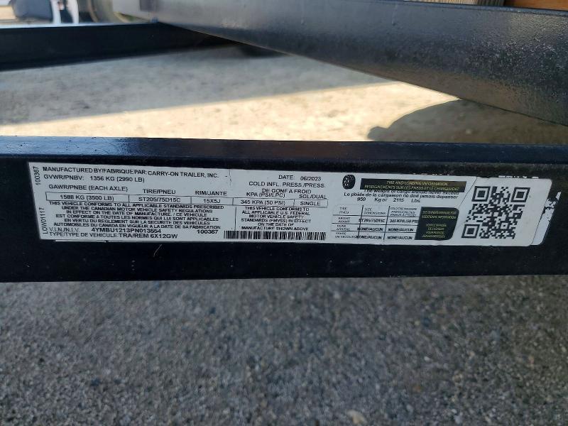 2023 Multiquip 2023 CARRY-ON 6X12GW Utility Trailer