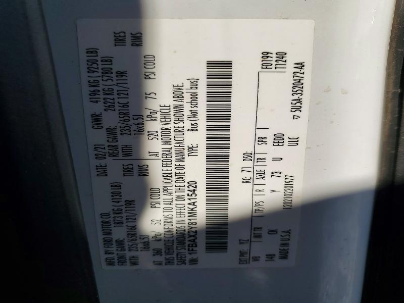 2021 Ford Transit T-350