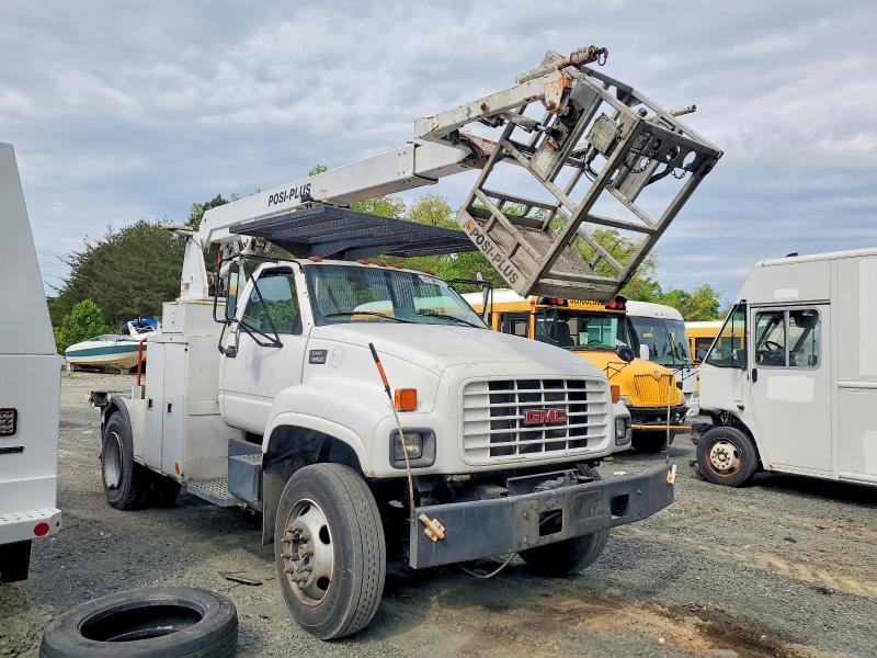 2000 GMC C7 Cable Placer Bucket Truck