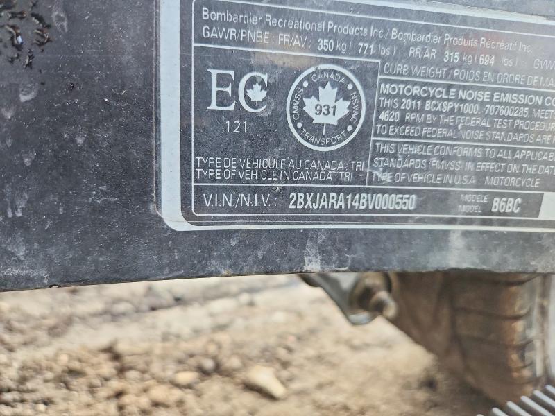 2011 Can-Am Spyder Roadster rs