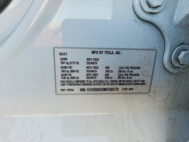 2021 Tesla Model y