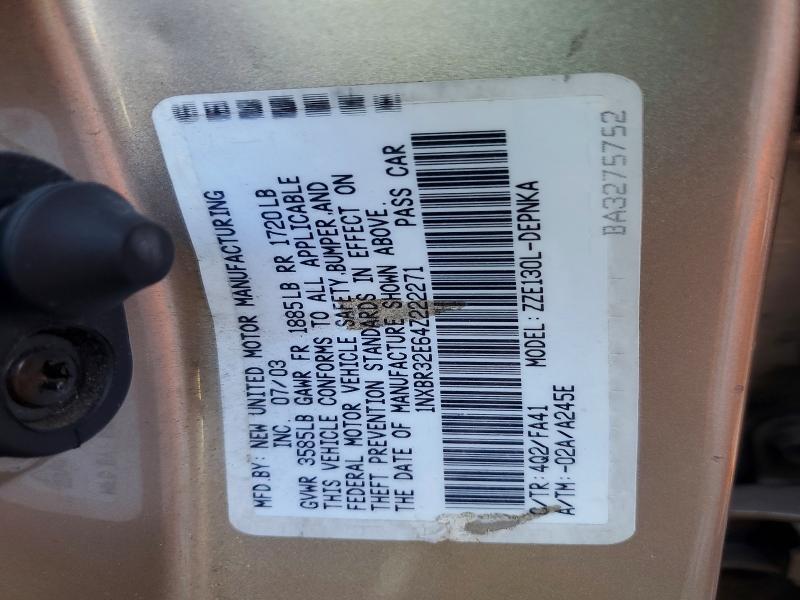 2004 Toyota Corolla le