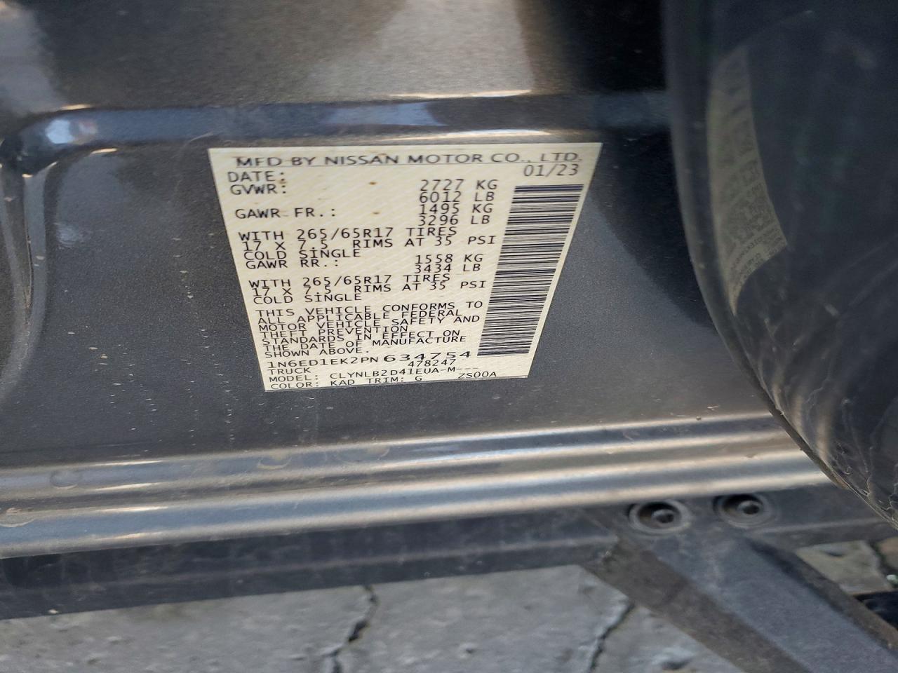 2023 Nissan Frontier SV