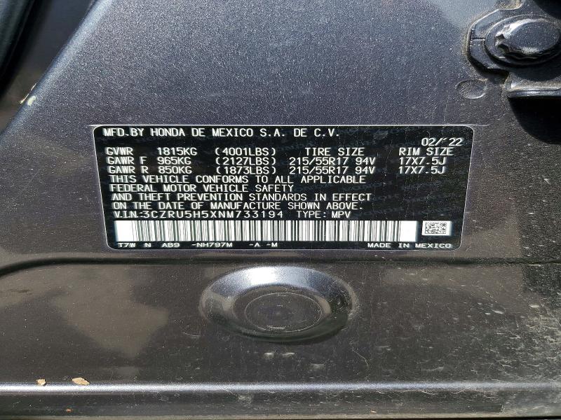 2022 Honda Hr-v ex