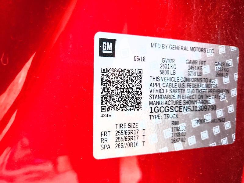 2018 Chevrolet Colorado lt