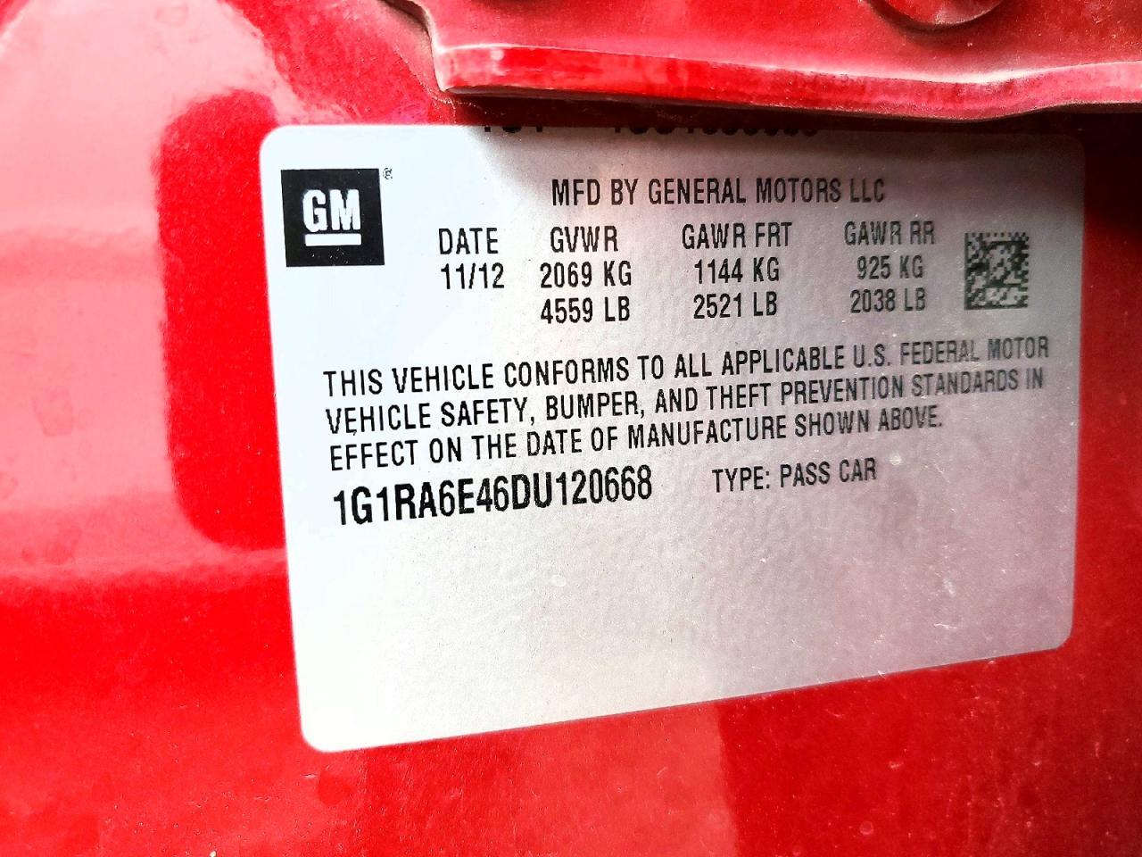 2013 Chev Volt