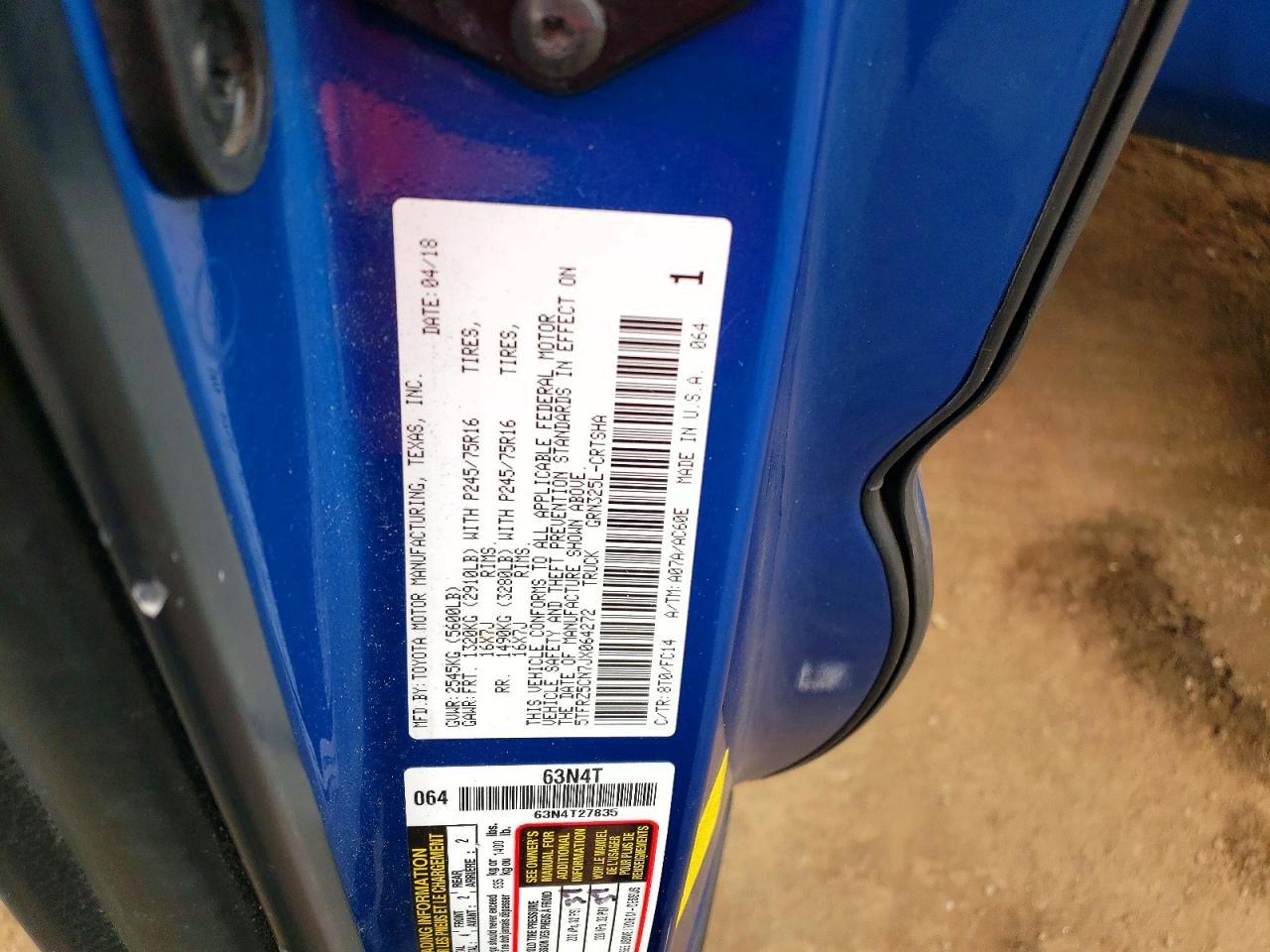 2018 Toyota Tacoma SR5 V6