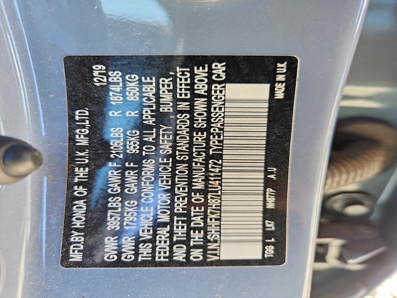 2020 Honda Civic exl