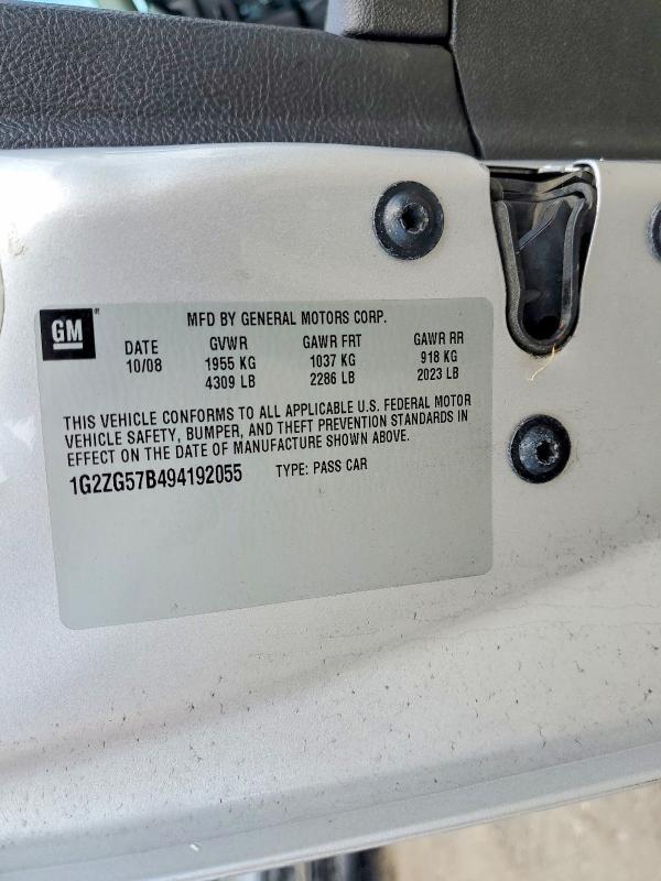 2009 Pontiac G6