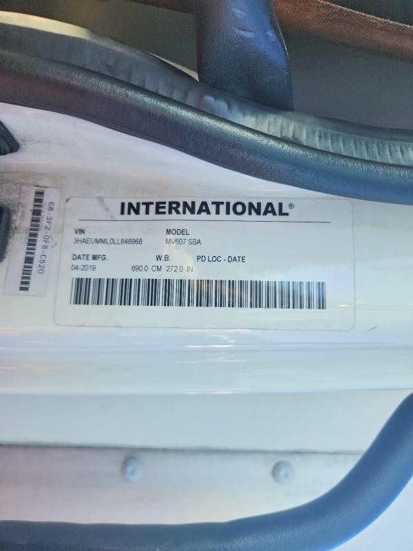 2020 International MV607 BOX Truck