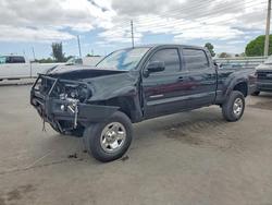 Salvage trucks for sale at Miami, FL auction: 2007 Toyota Tacoma Double Cab Long BED