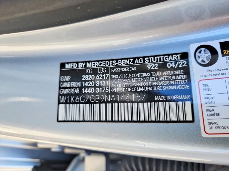 2022 Mercedes-Benz S 580 4matic