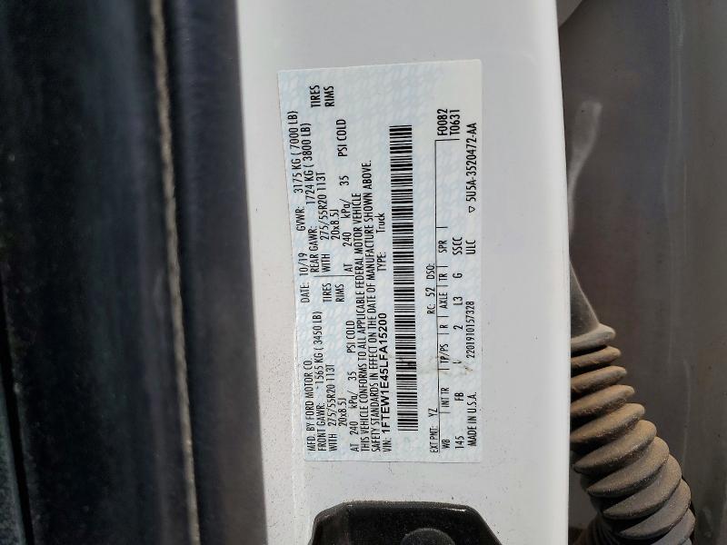 2020 Ford F150 Supercrew