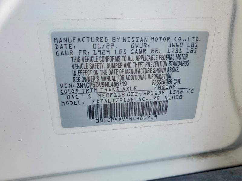 2022 Nissan Kicks sr