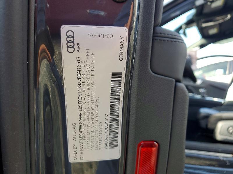 2019 Audi A4 Premium Plus