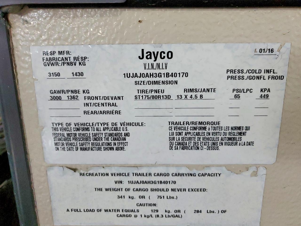 2016 Jayco JAY Series Camper