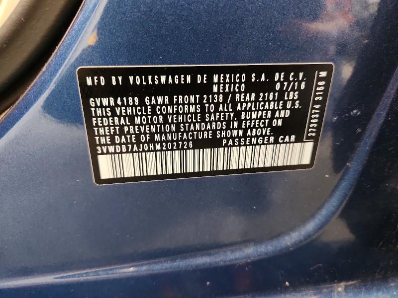 2017 Volkswagen Jetta se