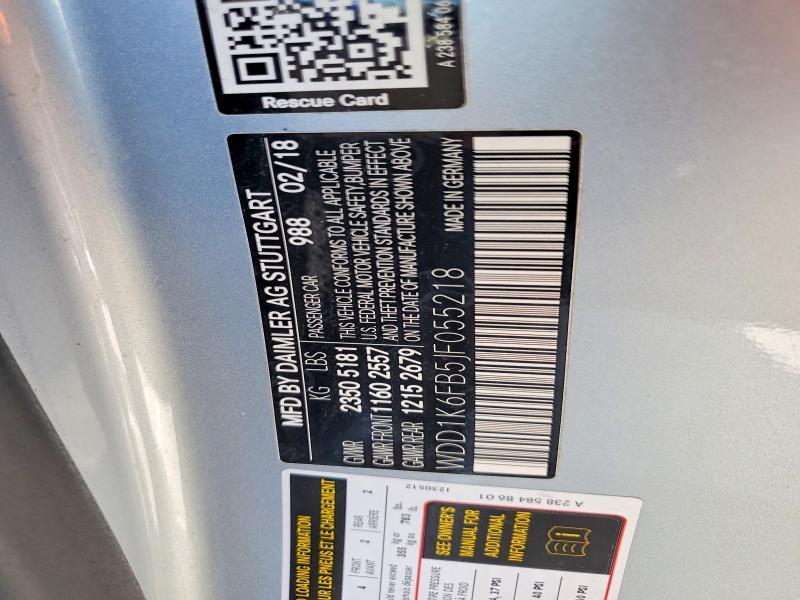 2018 Mercedes-Benz E 400