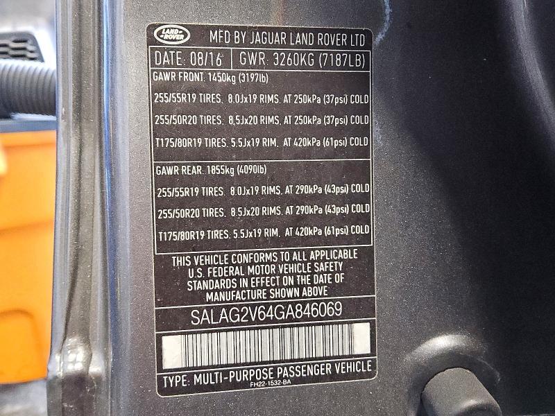 2016 Land Rover LR4 hse